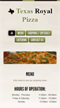 Mobile Screenshot of mytexasroyalpizza.com